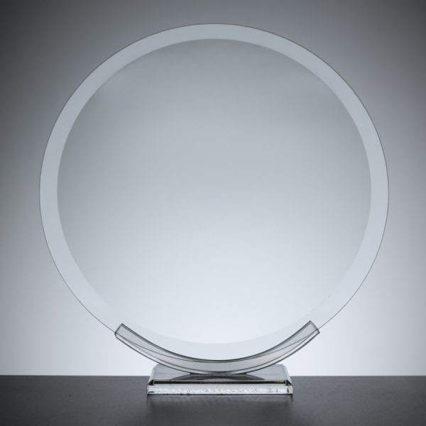Glass Plaque Awards, 20.0cm or 8" round