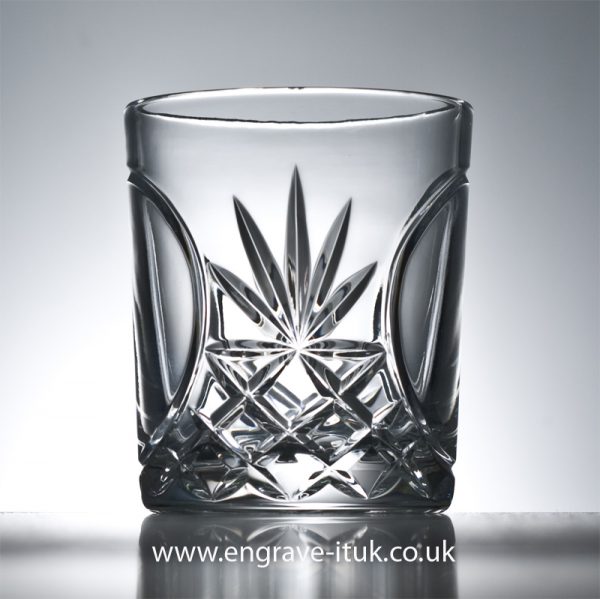 Twin Panelled Cut Lead Crystal Whisky Glasses